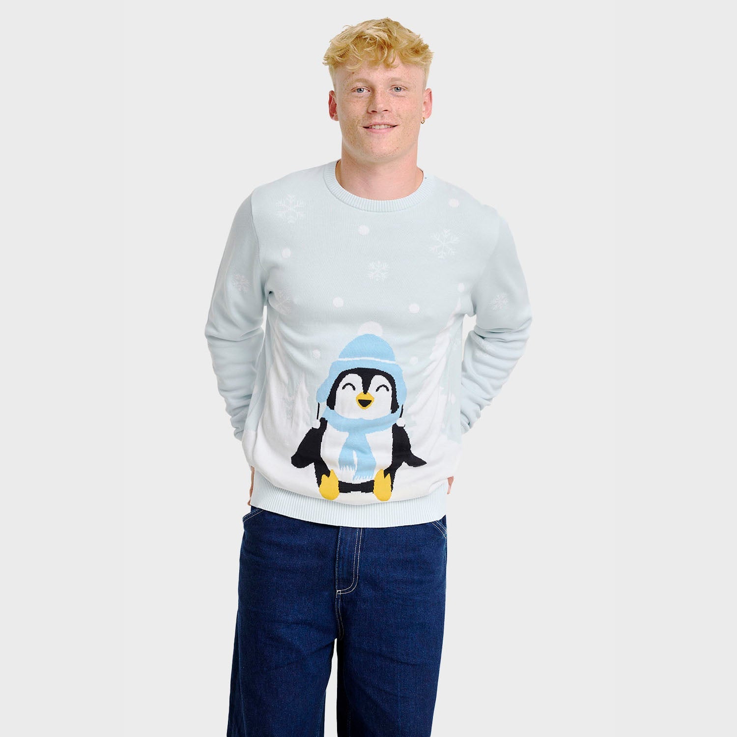Cute Penguin maglione natalizio – Uomo
